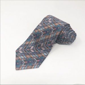 Missoni Silk Chevron Design Tie
